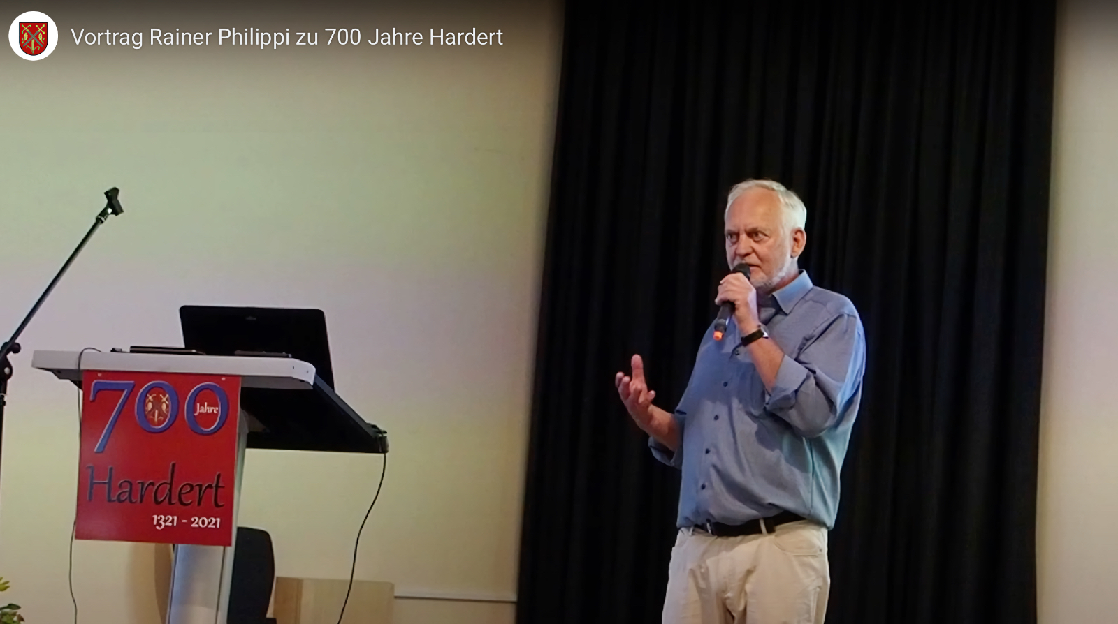 Vortrag Rainer Philippi zur Geschichte Harderts